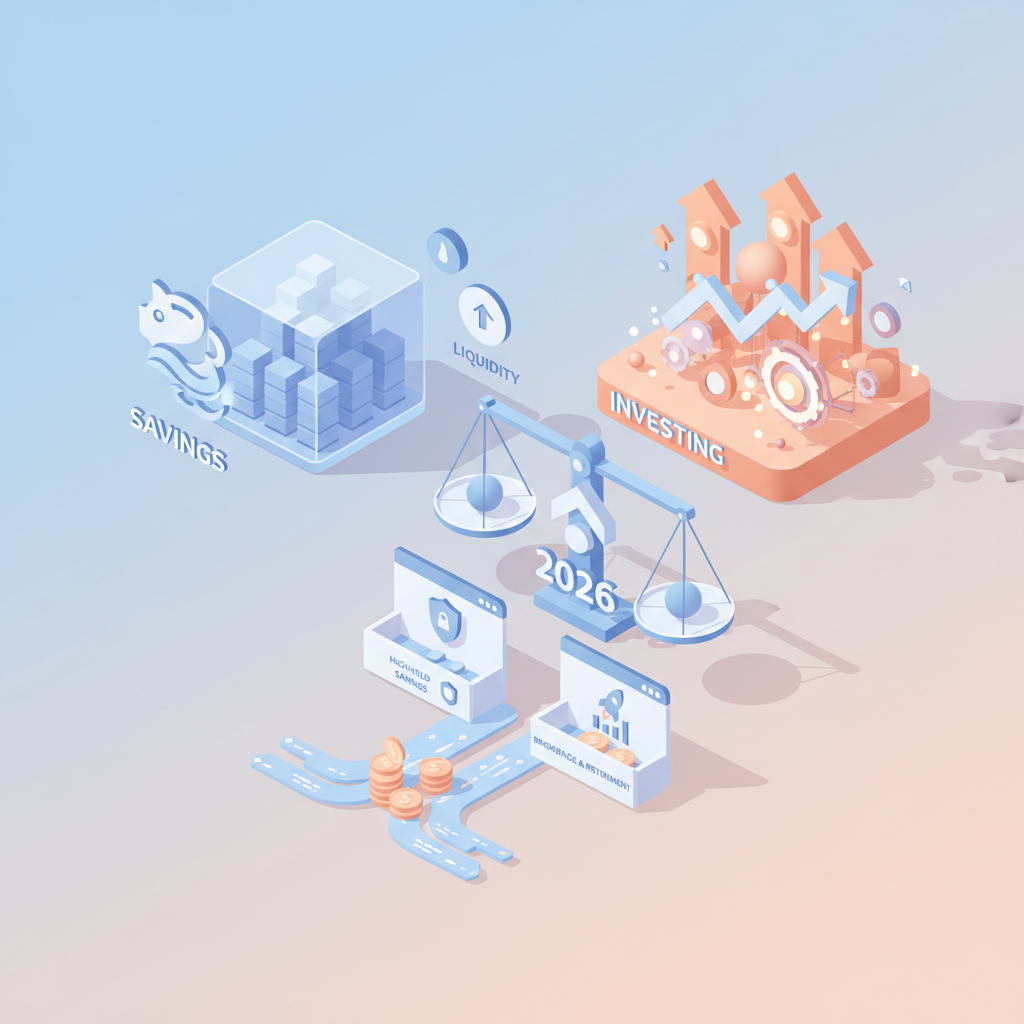 Saving vs. Investing in 2026: Financial Blueprint and Allocation Guide